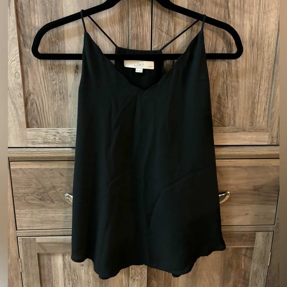 Loft tank top in black